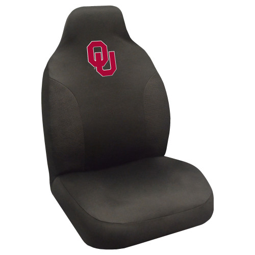 University of Oklahoma - Oklahoma Sooners Seat Cover OU Primary Logo Black