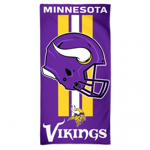 Minnesota Vikings Towel 30x60 Beach Style