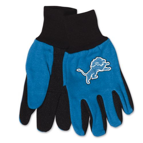 Detroit Lions Two Tone Adult Size Gloves