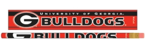 Georgia Bulldogs Pencil 6 Pack