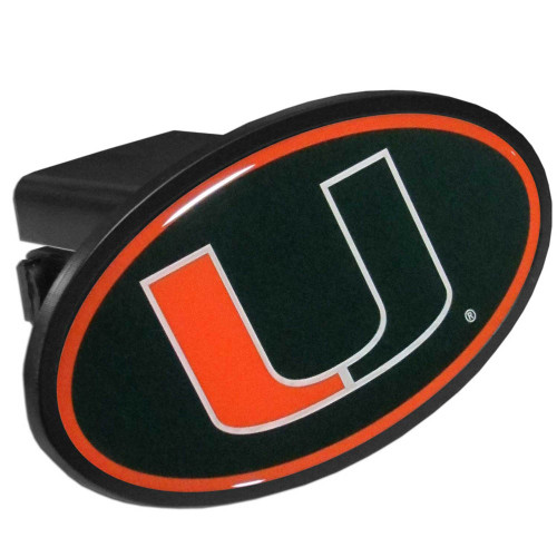 Miami Hurricanes Plastic Hitch Cover Class III