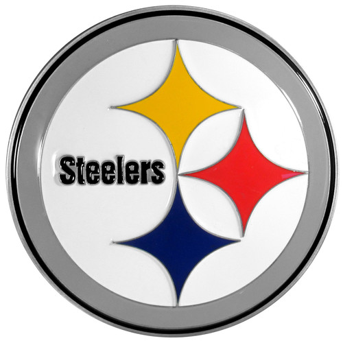 Pittsburgh Steelers Large Hitch Cover Class II and Class III Metal Plugs