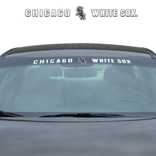 Chicago White Sox Windshield Decal Primary Logo and Team Wordmark