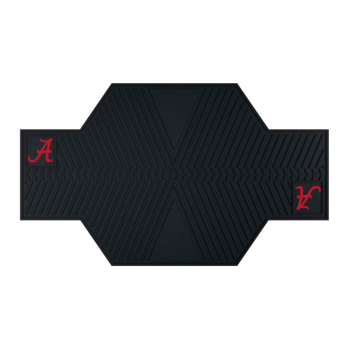 University of Alabama - Alabama Crimson Tide Motorcycle Mat A Primary Logo Black