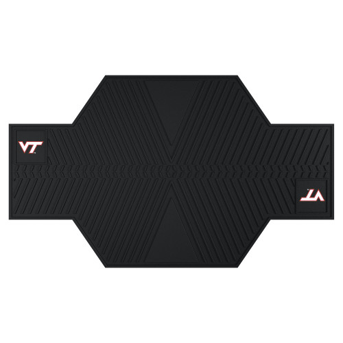 Virginia Tech - Virginia Tech Hokies Motorcycle Mat VT Primary Logo Black