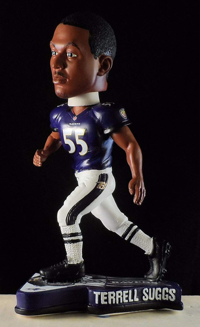 Baltimore Ravens Terrell Suggs Pennant Base Bobblehead