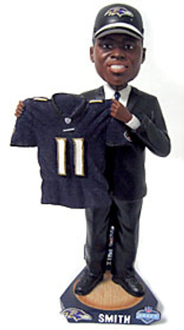 Baltimore Ravens Troy Smith 2007 Draft Pick Bobblehead