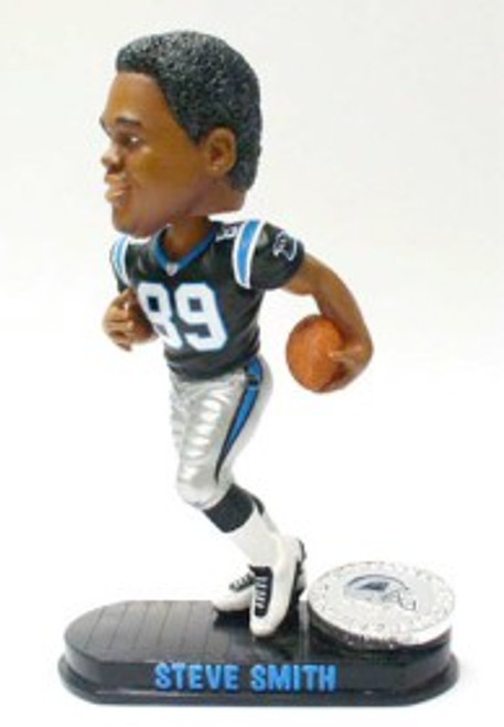 Carolina Panthers Steve Smith Forever Collectibles Black Base Bobblehead