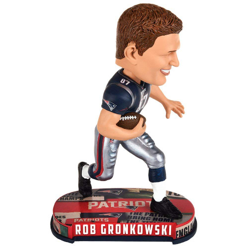 New England Patriots Bobble Headline Style Rob Gronkowski Design