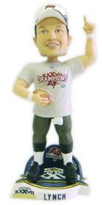 Tampa Bay Buccaneers John Lynch Super Bowl Champ Cap Forever Collectibles Bobblehead