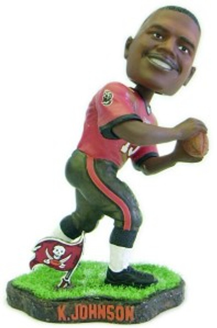 Tampa Bay Buccaneers Keyshawn Johnson Game Worn Forever Collectibles Bobblehead