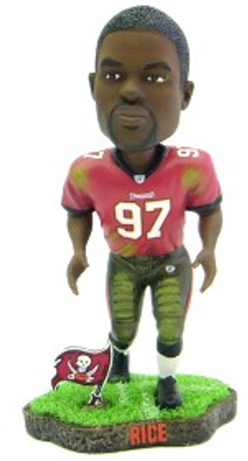 Tampa Bay Buccaneers Simeon Rice Game Worn Forever Collectibles Bobblehead