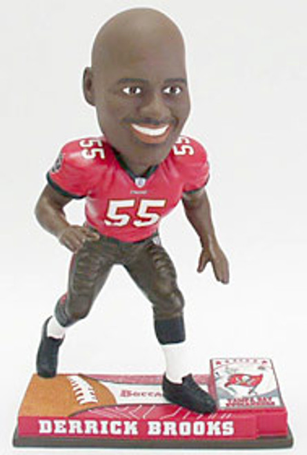 Tampa Bay Buccaneers Derrick Brooks Forever Collectibles On Field Bobblehead