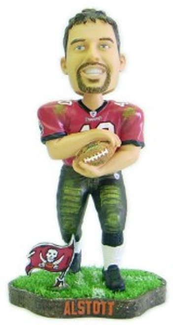 Tampa Bay Buccaneers Mike Alstott Game Worn Forever Collectibles Bobblehead