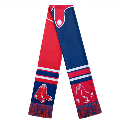 Boston Red Sox Scarf Colorblock Big Logo Design
