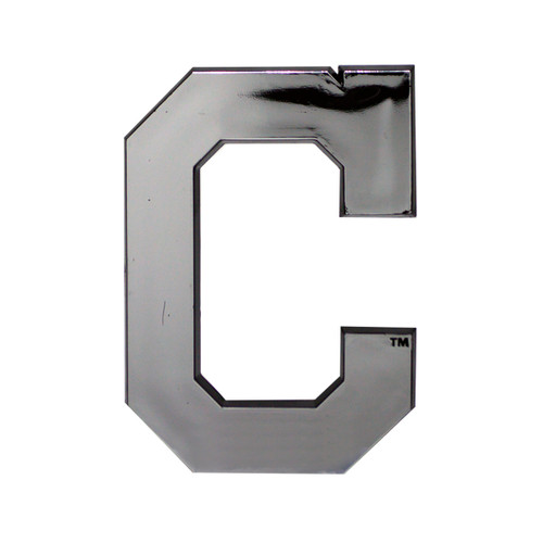Cleveland Indians Molded Chrome Emblem "Block C" Primary Logo