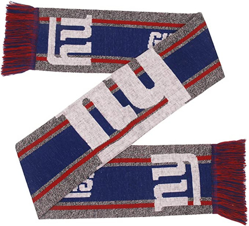 New York Giants Scarf Big Logo Wordmark Gray