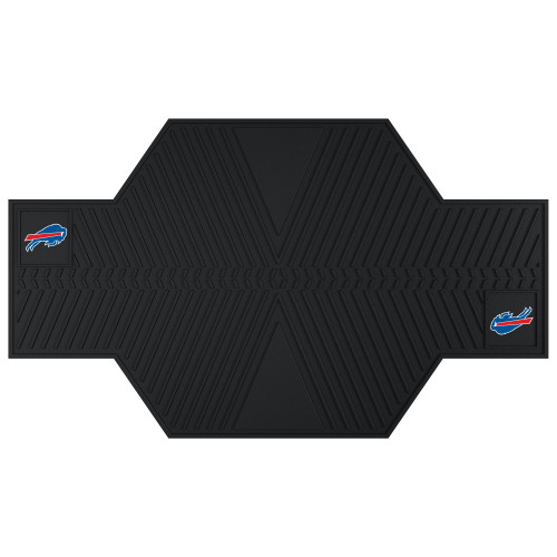 Buffalo Bills Motorcycle Mat Buffalo Primary Logo Black