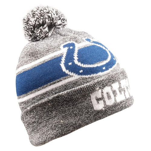Indianapolis Colts Beanie Gray Stripe Light Up