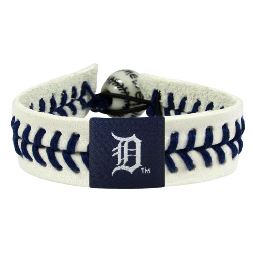 Detroit Tigers Bracelet Genuine Baseball