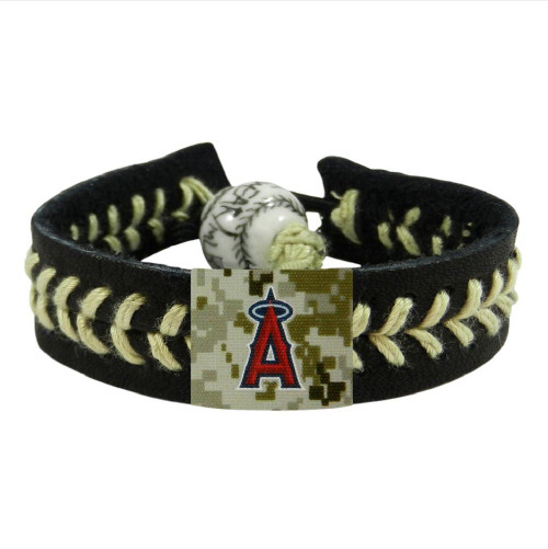 Los Angeles Angels Bracelet Team Color Baseball Camo