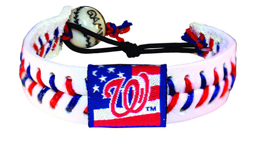 Washington Nationals Bracelet Classic Baseball Stars and Stripes