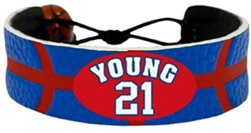 Philadelphia 76ers Bracelet Team Color Basketball Thaddeus Young