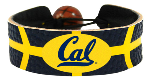 California Golden Bears Team Color Basketball Bracelet