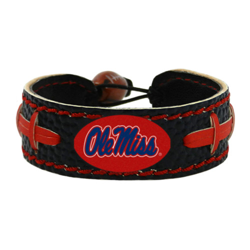 Mississippi Rebels Bracelet Team Color Football