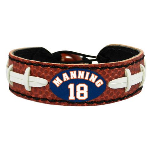 Denver Broncos Bracelet Classic Football Peyton Manning Design