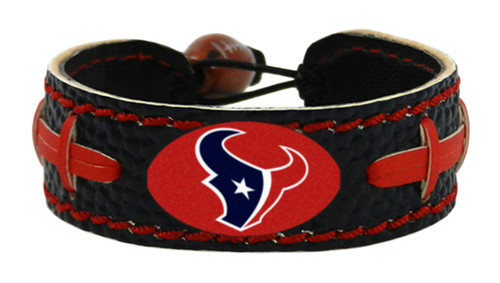 Houston Texans Team Color Football Bracelet