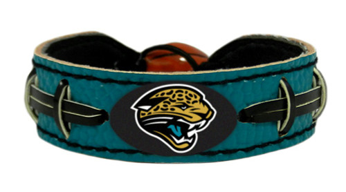 Jacksonville Jaguars Bracelet Team Color Football Alternate