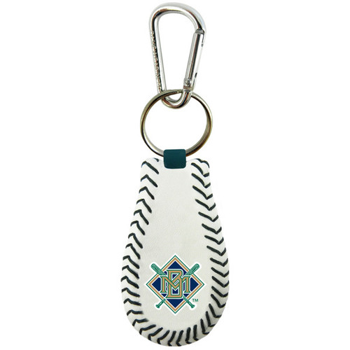 Milwaukee Brewers Keychain Classic Baseball Retro MB Logo