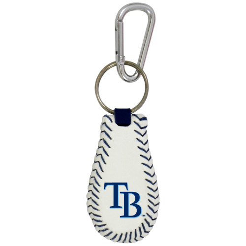 Tampa Bay Rays Genuine Baseball Keychain