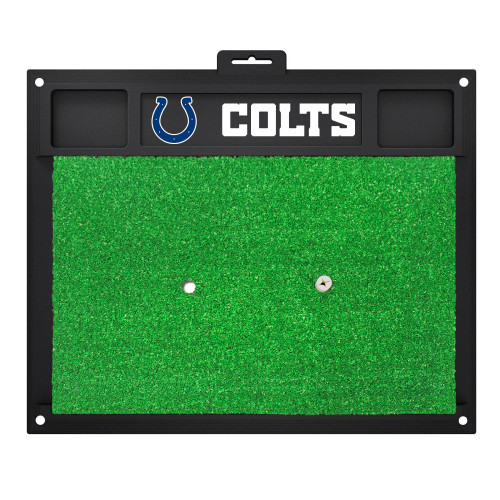 Indianapolis Colts Golf Hitting Mat Colts Primary Logo & Wordmark Green