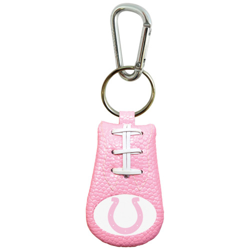 Indianapolis Colts Pink NFL Football Keychain
