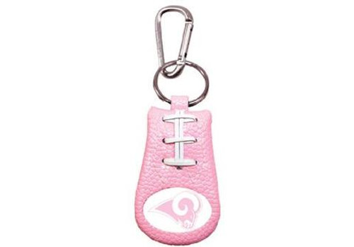 Los Angeles Rams Pink NFL Football Keychain