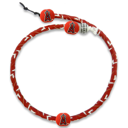 Los Angeles Angels Team Color Frozen Rope Baseball Necklace