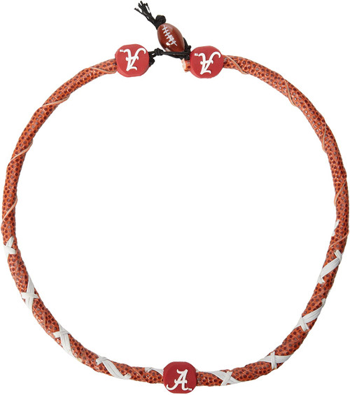 Alabama Crimson Tide Necklace Spiral Football