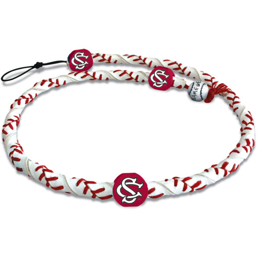 South Carolina Gamecocks Classic Frozen Rope Baseball Necklace