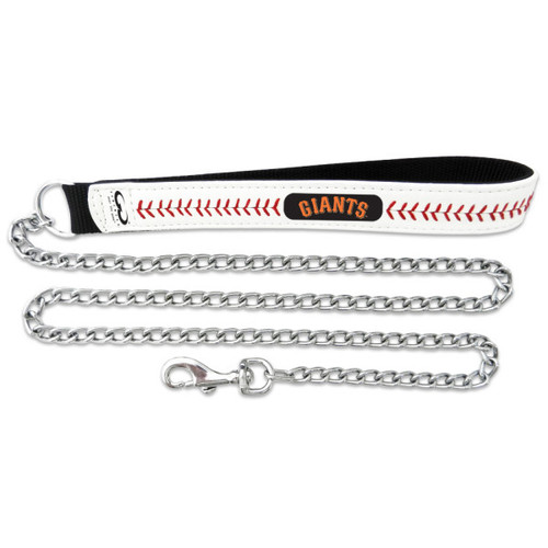 San Francisco Giants Baseball Leather Leash - L