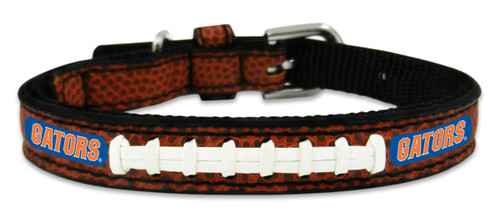 Florida Gators Classic Leather Toy Football Collar