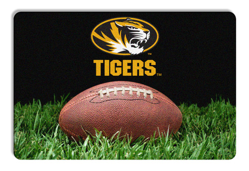 Missouri Tigers Classic Football Pet Bowl Mat - L