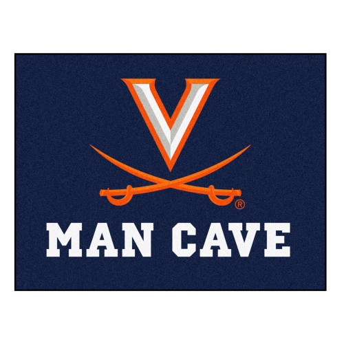University of Virginia - Virginia Cavaliers Man Cave All-Star V-Sabre Primary Logo Navy