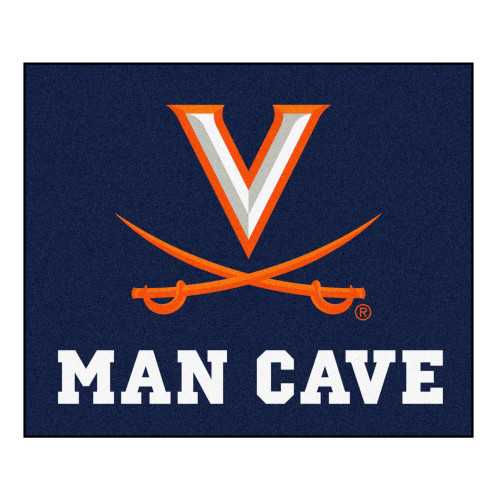 University of Virginia - Virginia Cavaliers Man Cave Tailgater V-Sabre Primary Logo Navy