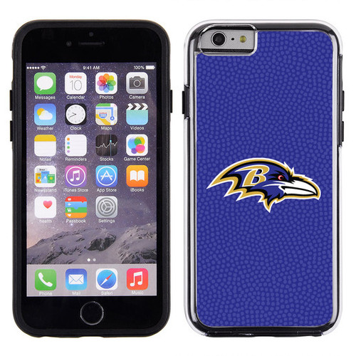 Baltimore Ravens Phone Case Team Color Football Pebble Grain Feel iPhone 6