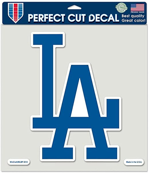 Los Angeles Dodgers Decal 12x12 Perfect Cut Color
