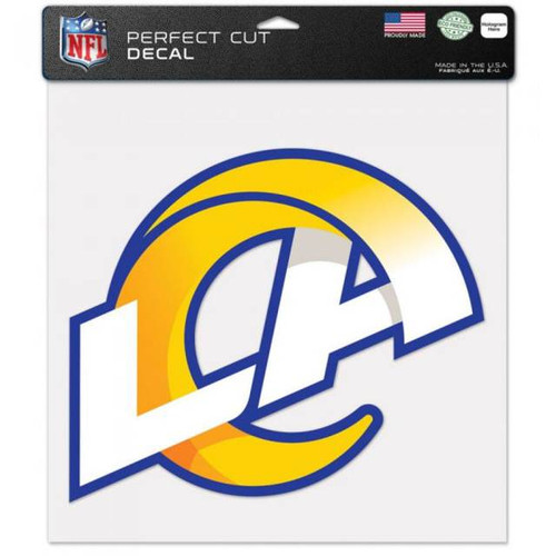 Los Angeles Rams Decal 12x12 Perfect Cut Color