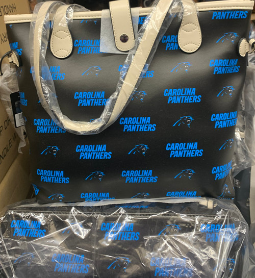 Carolina Panthers Patterned Tote