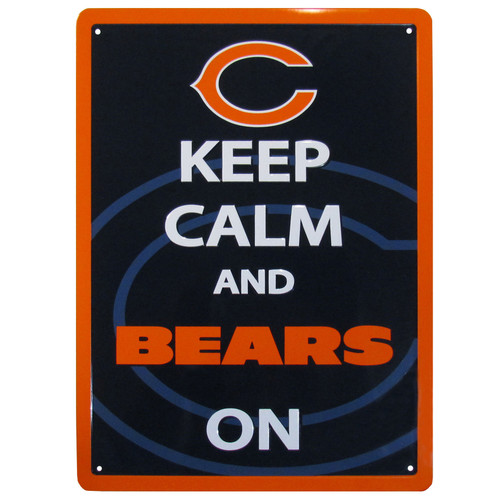 Chicago Bears Keep Calm Sign